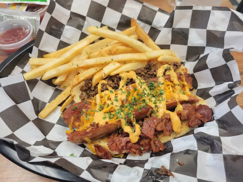 Bacon Burger Dog Combo